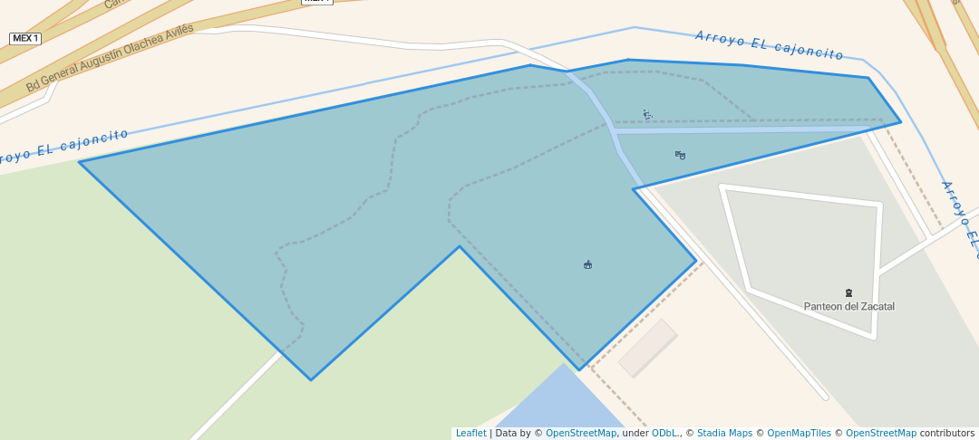 walking in Eco Parque de la Juventud map in La Paz