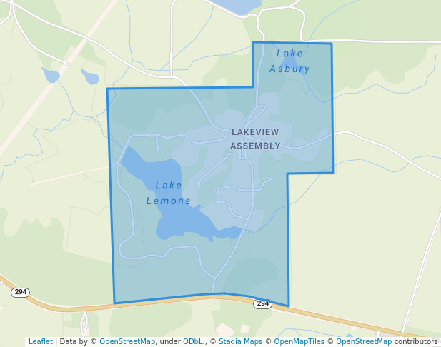walking in Lakeview Assembly map in Palestine