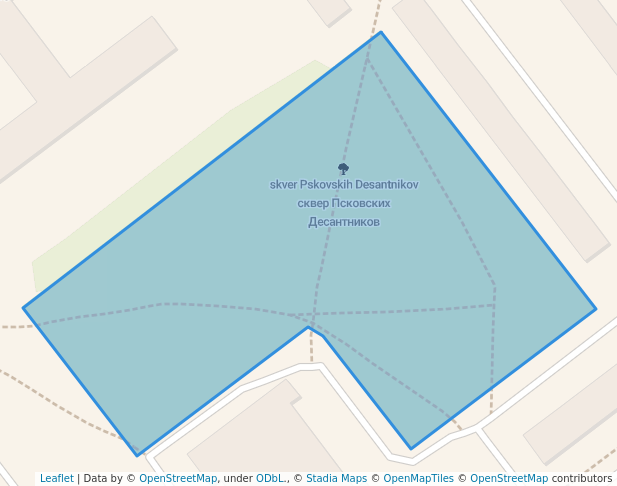 сквер Псковских Десантников