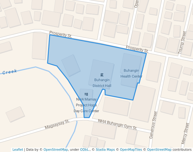 walking in Buhangin District Compound map in Davao City