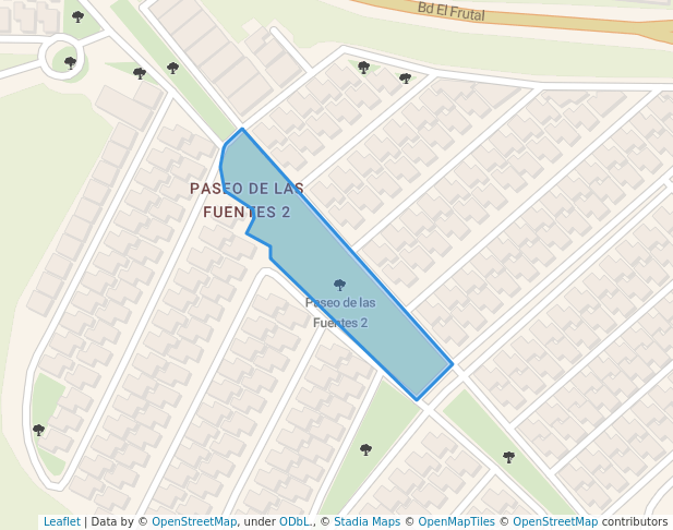 walking in Paseo de las Fuentes 2 map in Villa Nueva