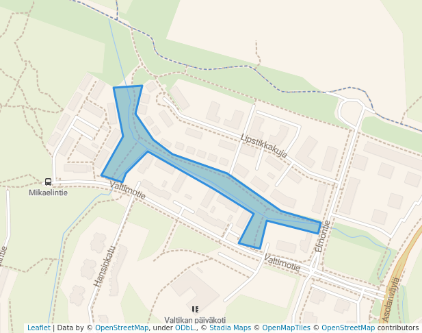 Lipstikkapuisto in Vanda | Map and Routes