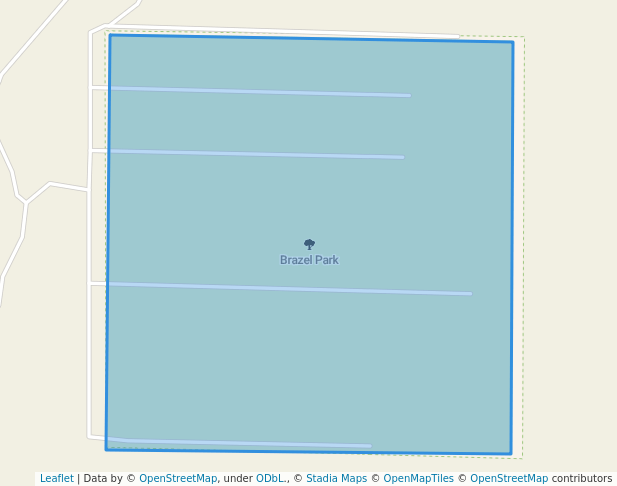 walking in Brazel Park map in Las Vegas