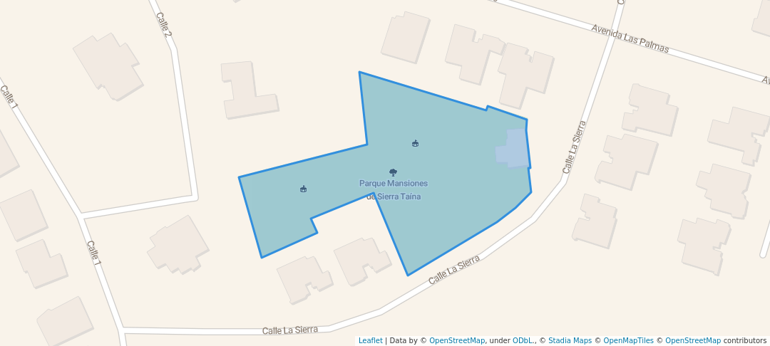 walking in Parque Mansiones de Sierra Taína map in Bayamón