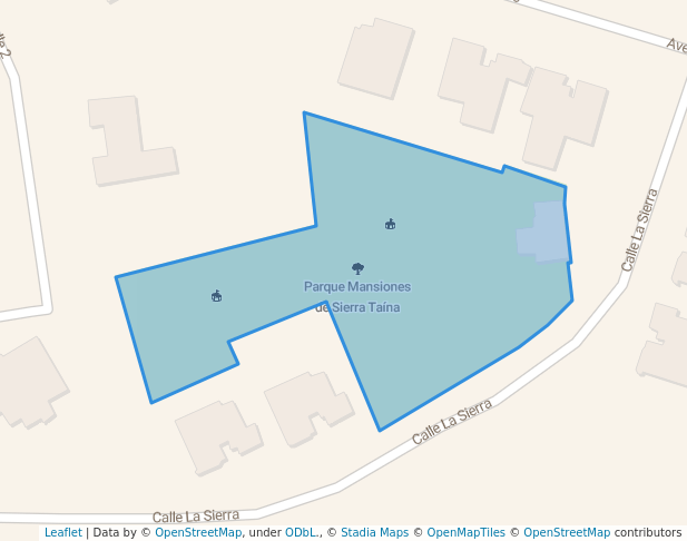 walking in Parque Mansiones de Sierra Taína map in Bayamón