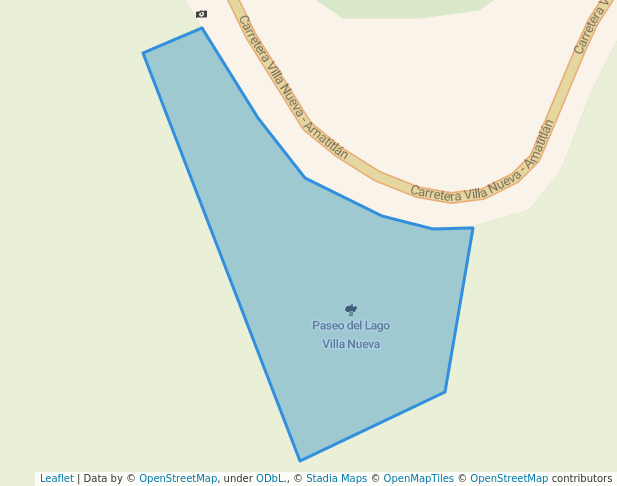 walking in Paseo del Lago Villa Nueva map in Villa Nueva
