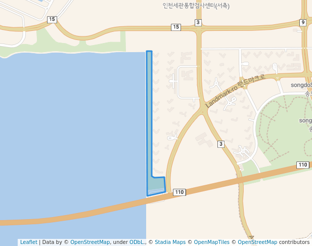 송도랜드마크시티1호수변공원