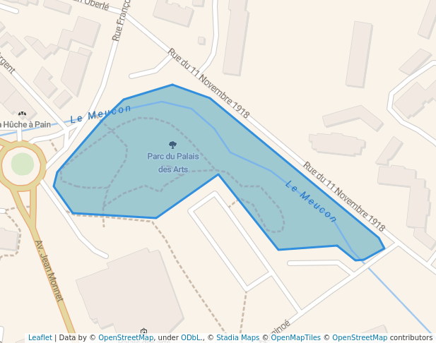 Parc du Palais des Arts