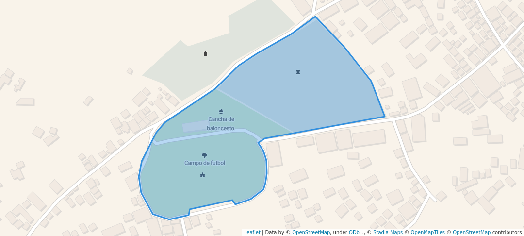 walking in Campo de futbol map in Nebaj