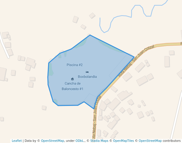 Centro Recreativo Boxbolandia in Nebaj | Map and Routes