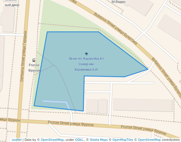 Сквер им. Казанника А.И.