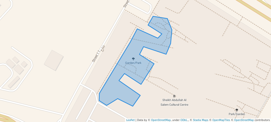 walking in Garden/Park map in Salmiya