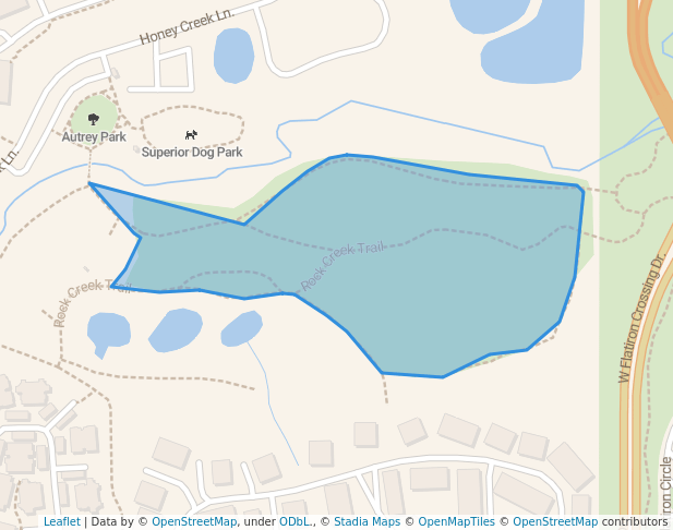 Rock Creek Disc Golf Course at Autrey Park