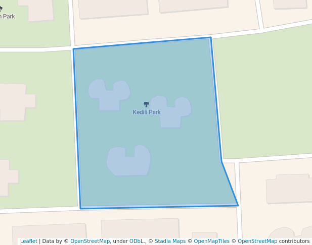 walking in Kedili Park map in Adana