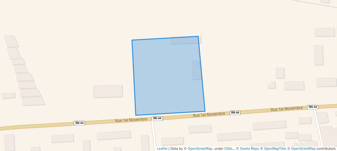 walking in parc communal de L'APC map in Azzaba