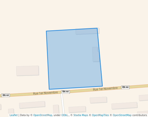 walking in parc communal de L'APC map in Azzaba