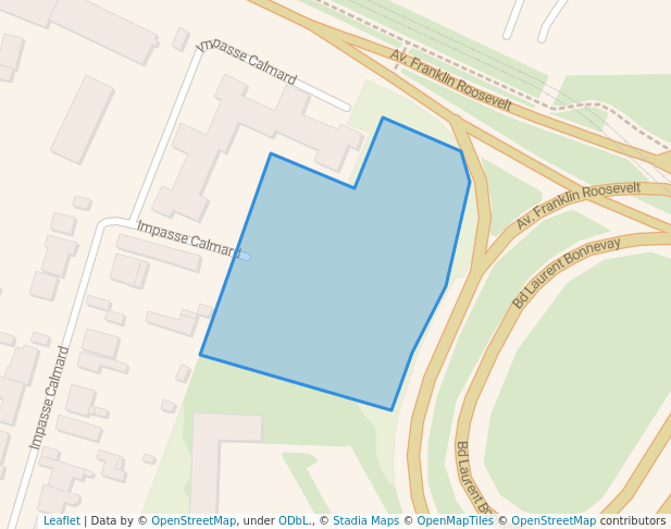 walking in Parc du Grand Cèdre map in Bron