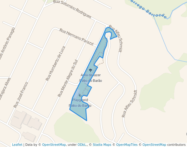 Area de lazer Pátio do Barão