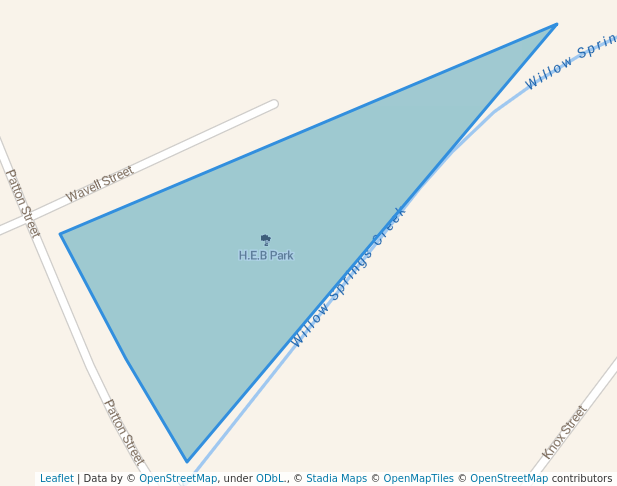 walking in H.E.B Park map in San Marcos