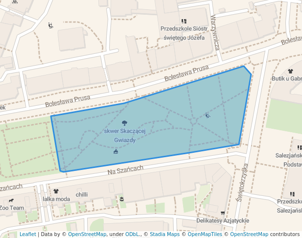 skwer Skaczącej Gwiazdy