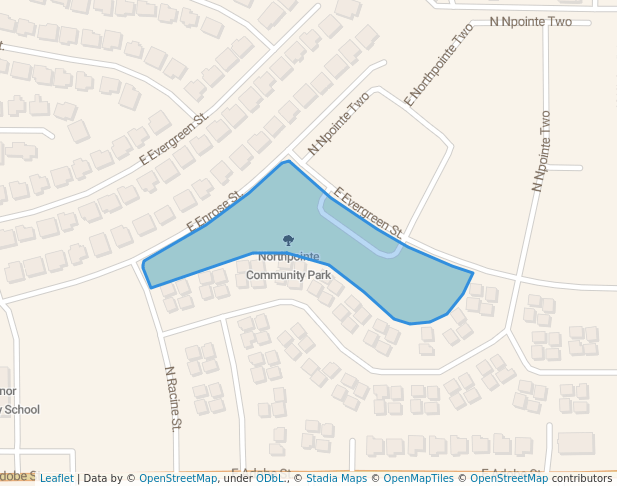 Northpointe Community Park in Mesa | Map and Routes
