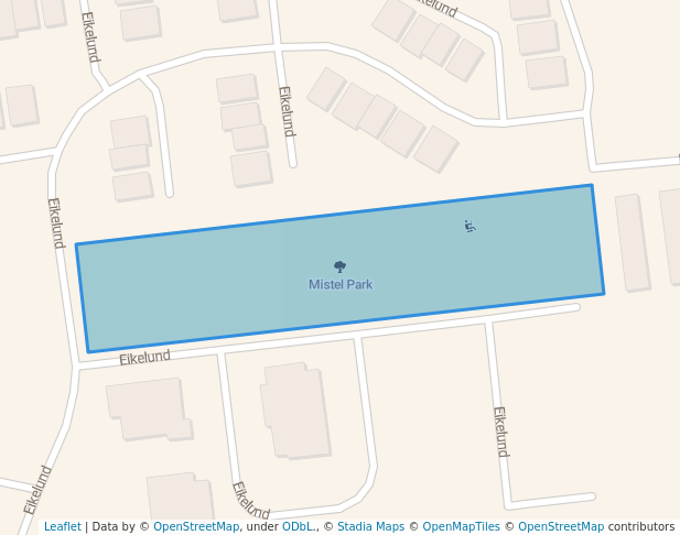 walking in Mistel Park map in Holmestrand