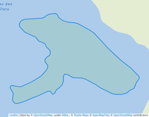 walking in Réserve écologique Victor-Huard map in Saguenay