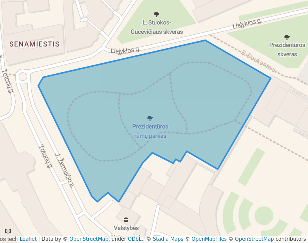 Prezidentūros rūmų parkas