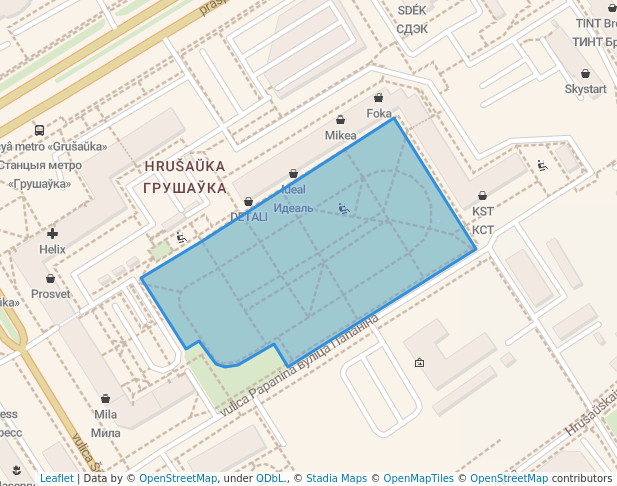 Hrušaŭski Garden Square