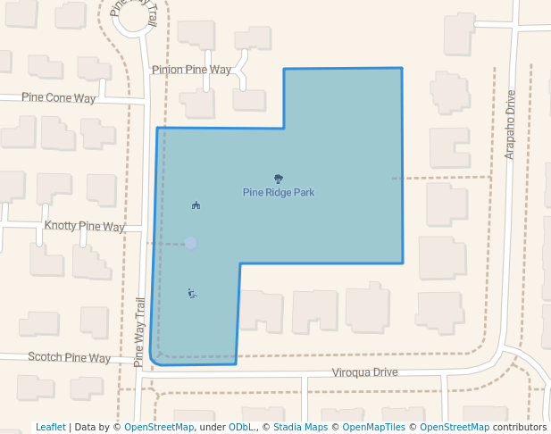 Pine Ridge Park in Fitchburg | Map and Routes