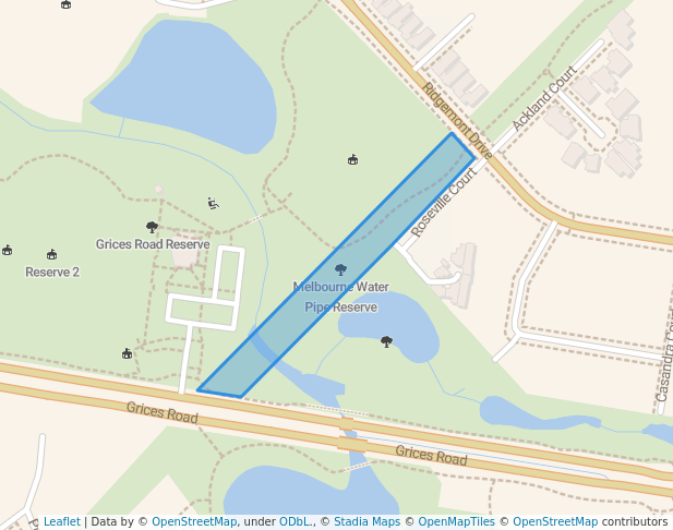 Melbourne Water Pipe Reserve