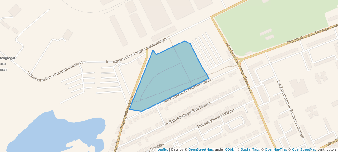 walking in Парк Промприбор map in Livny