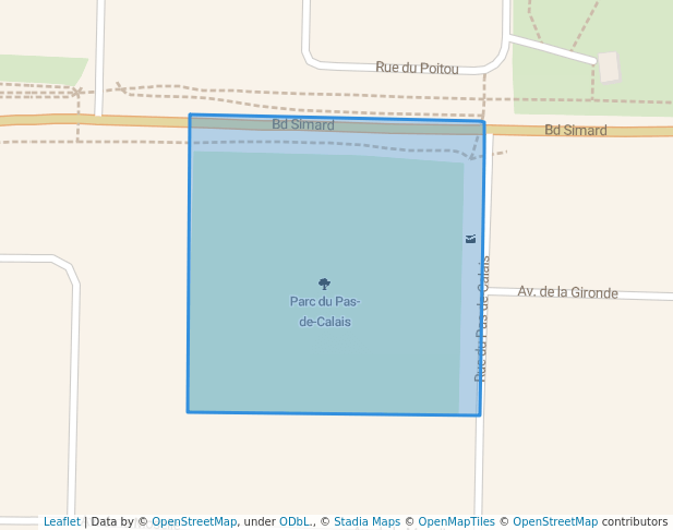 walking in Parc du Pas-de-Calais map in Saint-Lambert