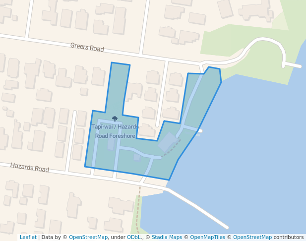 Hazards Road Foreshore