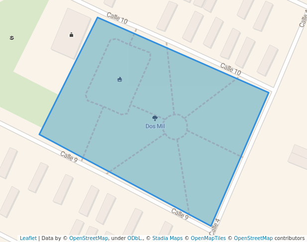 walking in Dos Mil map in Los Olivos