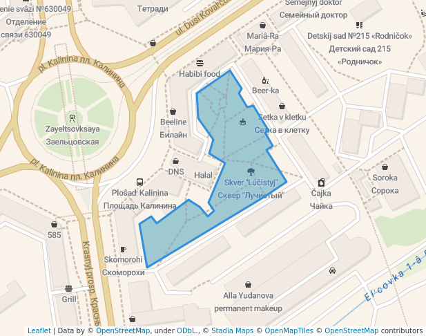 Сквер "Лучистый"