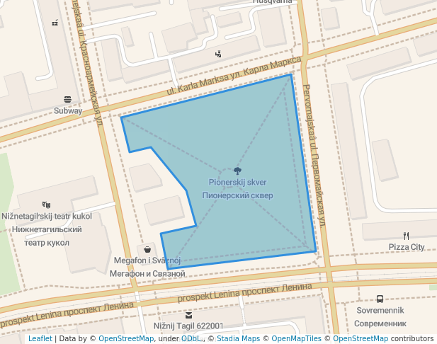 Пионерский сквер