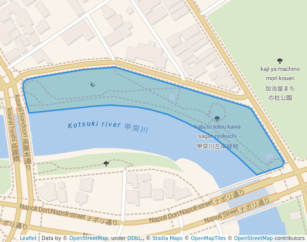 甲突川左岸緑地