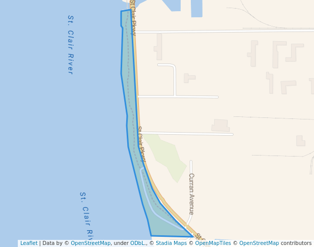 walking in Guthrie Park map in Corunna