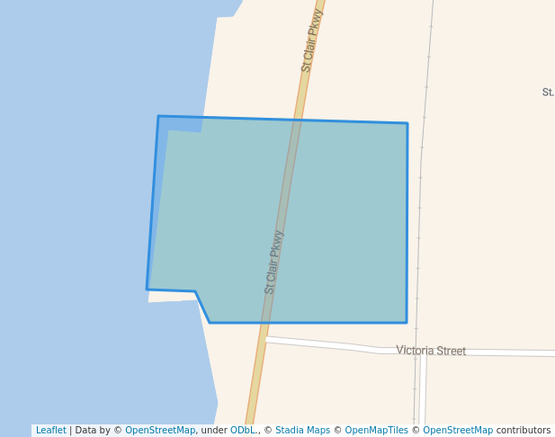 walking in Mooretown Centennial Park map in Mooretown