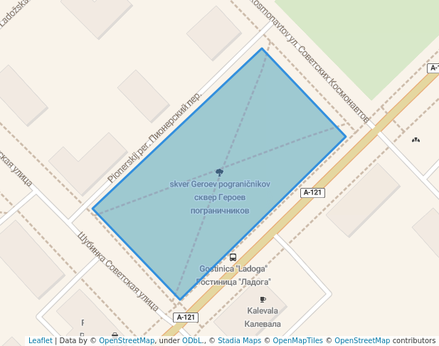 сквер Героев пограничников