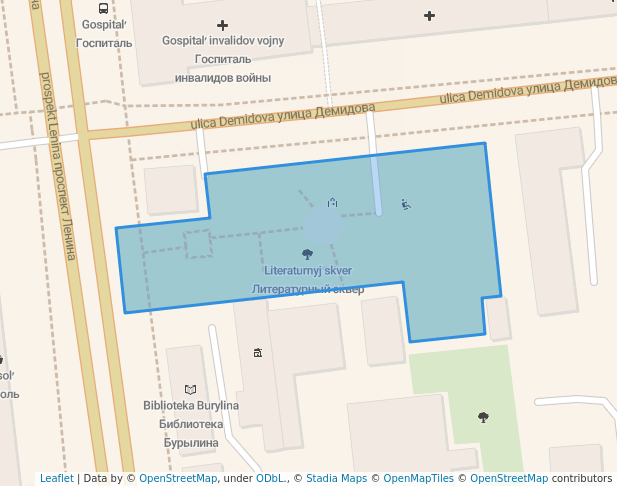 Литературный сквер