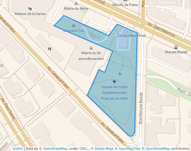 Square Corps expéditionnaire français en Italie