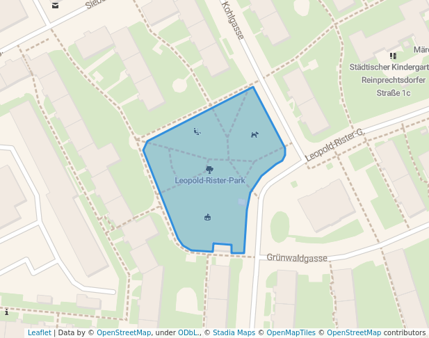 Leopold-Rister-Park in Wien | Map and Routes