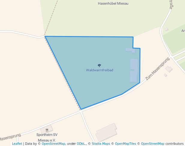 Waldwarmfreibad