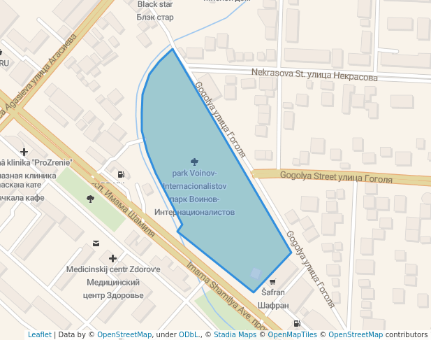 парк Воинов-Интернационалистов