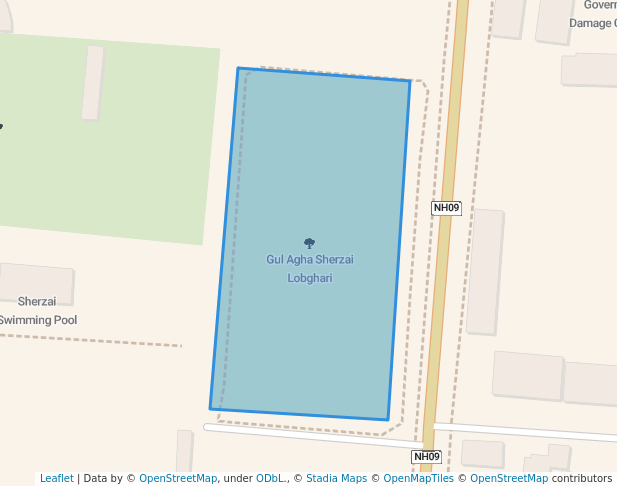 walking in Gul Agha Sherzai Lobghari map in Jalalabad