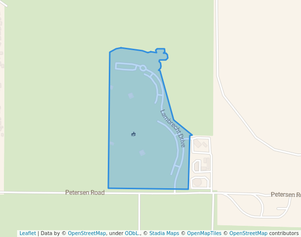 walking in Irving H. Lambrecht Sports Complex map in Suisun City