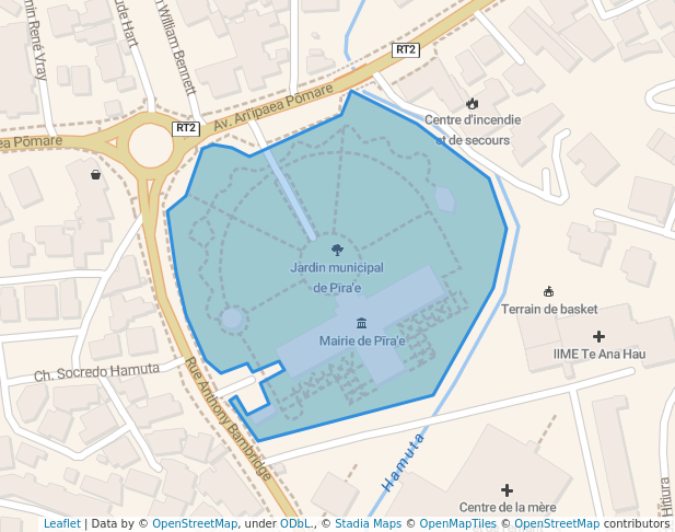 Jardin municipal de Pīra'e