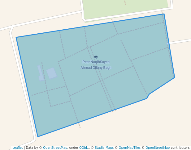 walking in Peer NaqibSayed Ahmad Gilany Bagh map in Jalalabad